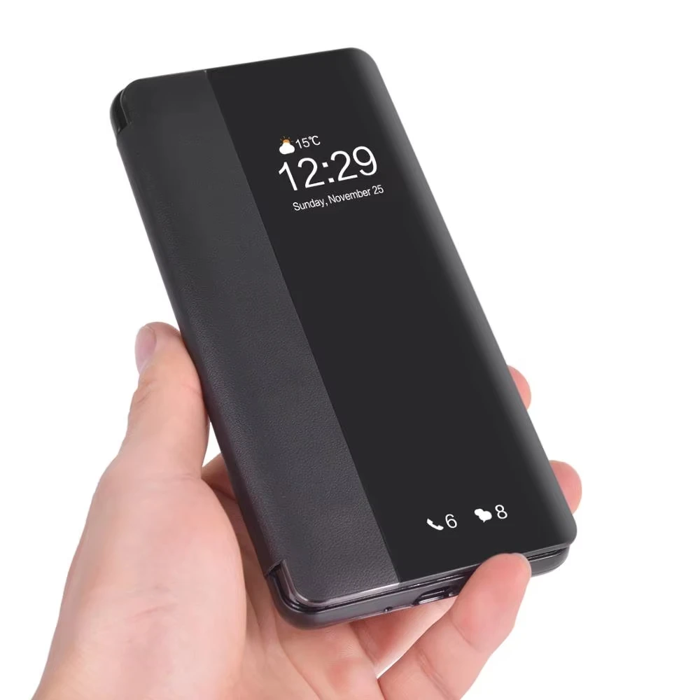 Flip Cover Leather Phone Case For Huawei P80 Ultra P70 ProPlus P60 P30 P40 Pro P30 pro P50  P80 P70 P20pro Smart View Case