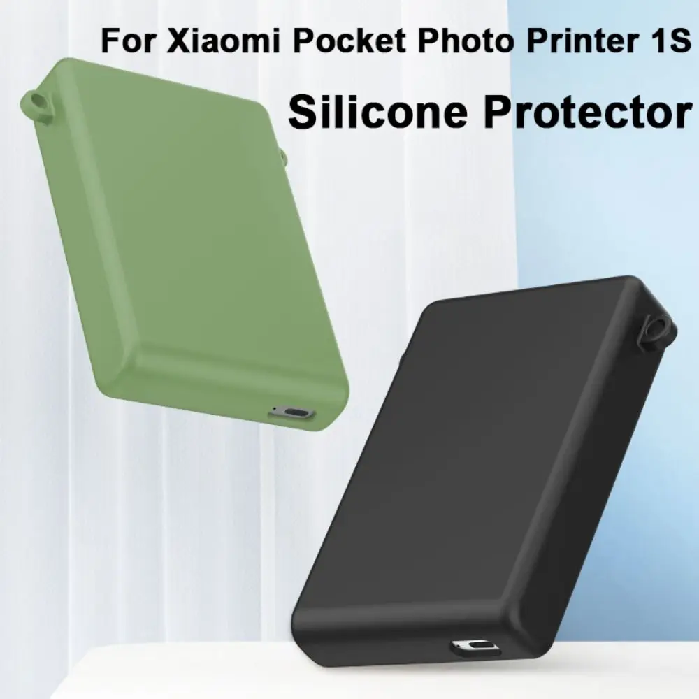 Silicone. Protective Cover Shell Anti-Scratch Case Cover Shockproof Photo Printer Accessories for Xiaomi Pocket Photo Printer 1S