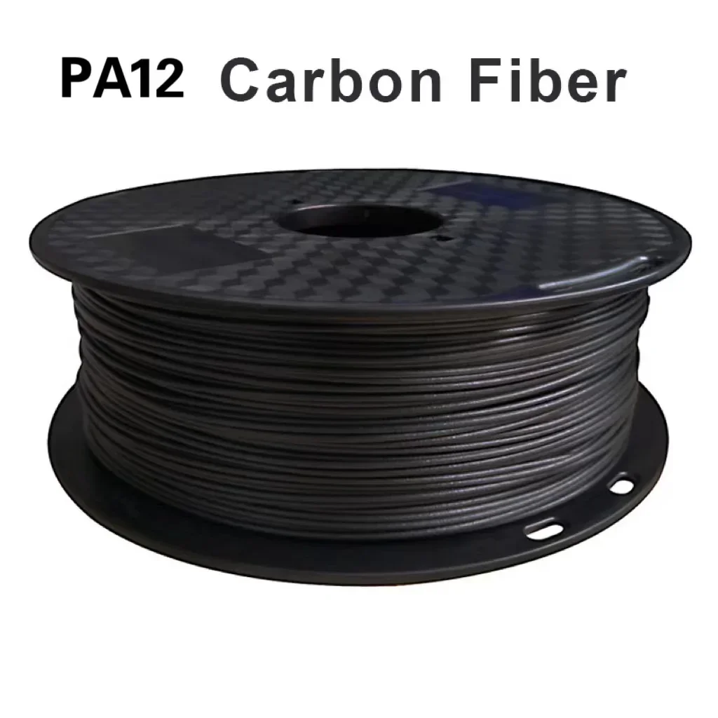 PA12-CF 3D Printing Consumables High Temperature  Strength FDM Material High Rigidity High Toughness 1.75mm