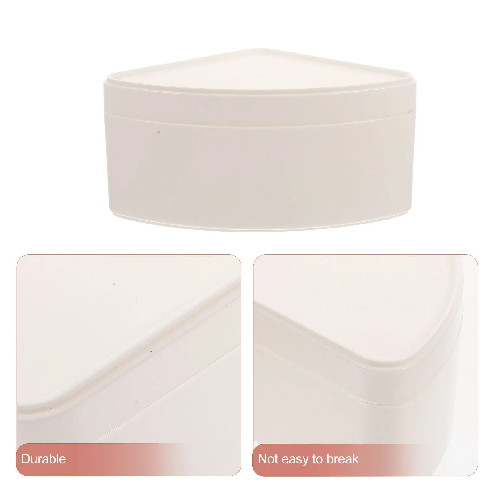 

2Pcs Home Storage Boxes with Lid Desktop Sundries Holder Multi-Purpose Organizer for Small Items Easy to Use Desktop Plastic Bin