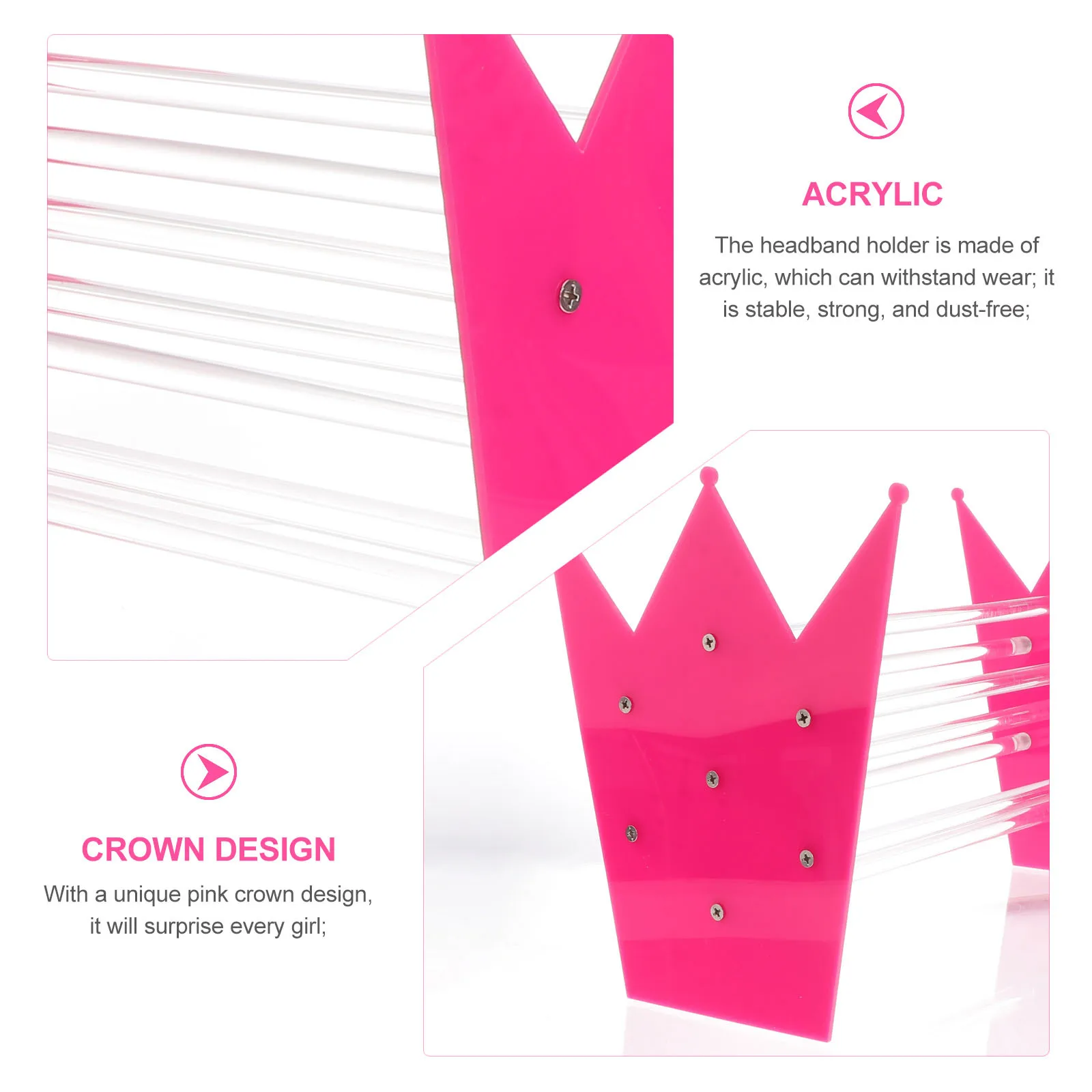 

Органайзер для повязки для волос, подставка для дисплея, многофункциональная стойка для хранения повязок на голову, обручи для волос, органайзер для стола для головного убора