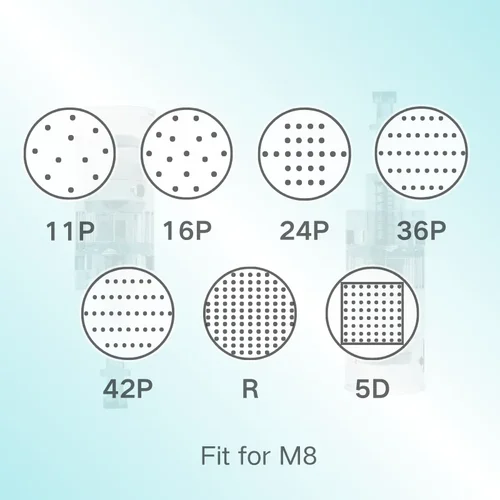 10/20/50/100 Uds M8 A6s cartuchos de agujas de tatuaje desechables A6s M8 microagujas de tatuaje microagujas