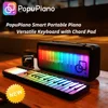 PopuPiano 스마트 휴대용 피아노 스마트 휴대용 피아노 MIDI 컨트롤러 스마트 LED 키보드 강력한 코드 패드 1