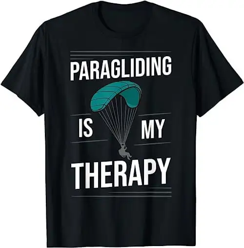 Paragliding Tandem Wing Parachute Training Paraglider T Shirt Sweat 21208