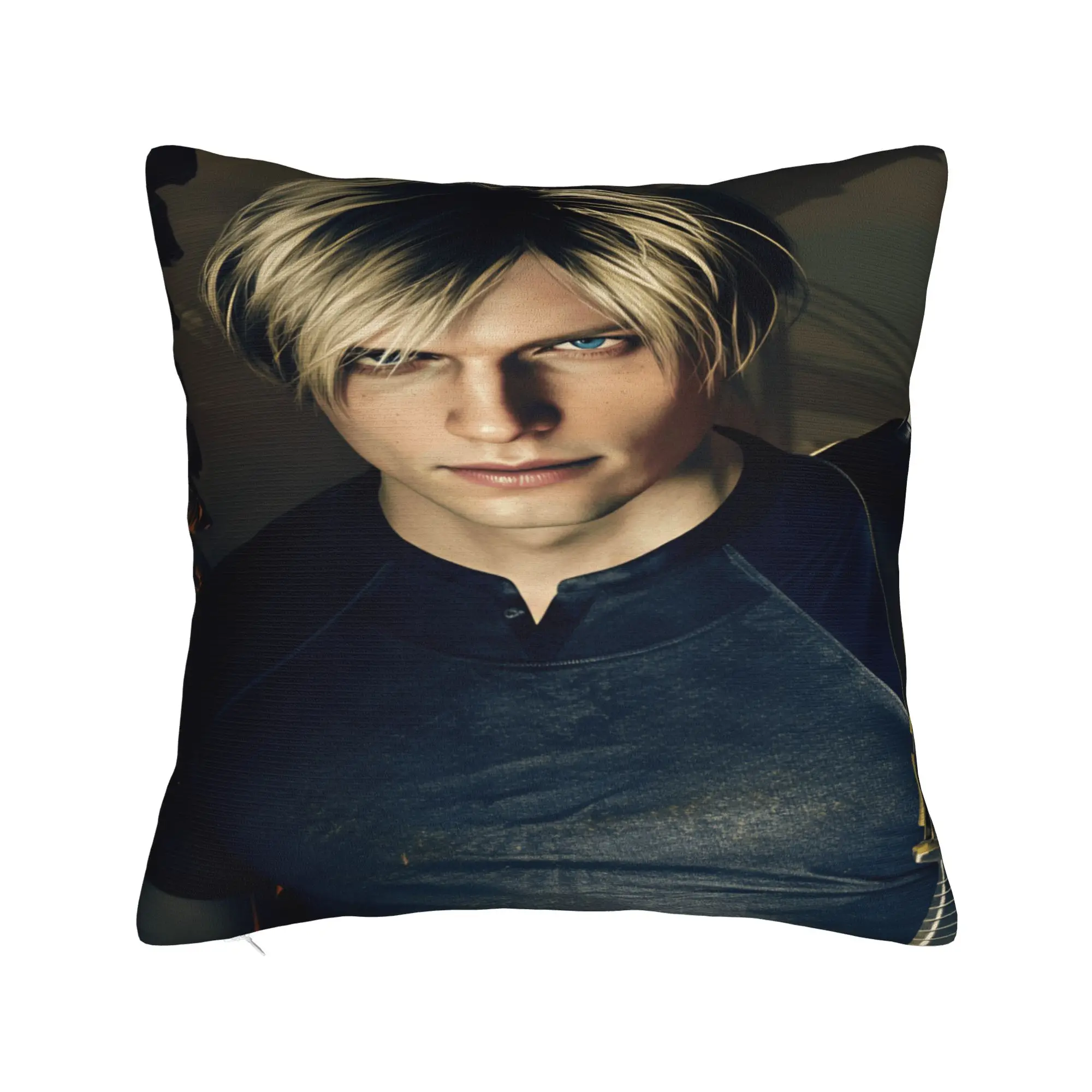 L-Leon Kennedys Pillowcases  Fashion Pillow Case For Sofa Home Decoration Comfy Pillow Cover