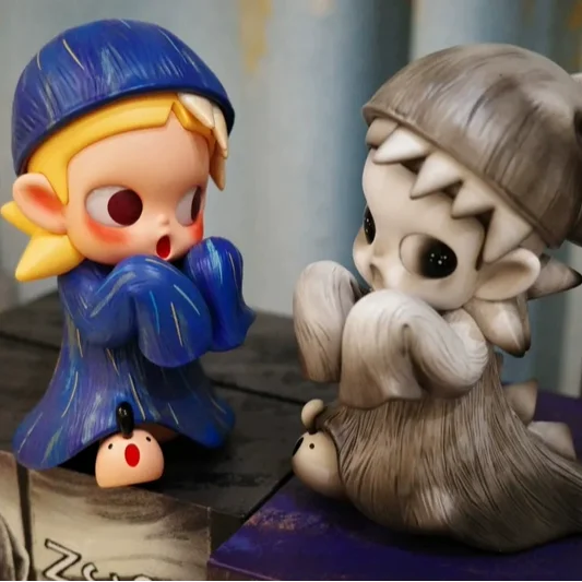 

POPMART Genuine Zsiga Panicked Performer Figurine Blind Box Cute Toys Kawaii Anime Action Figure Surprise Birthday Gifts