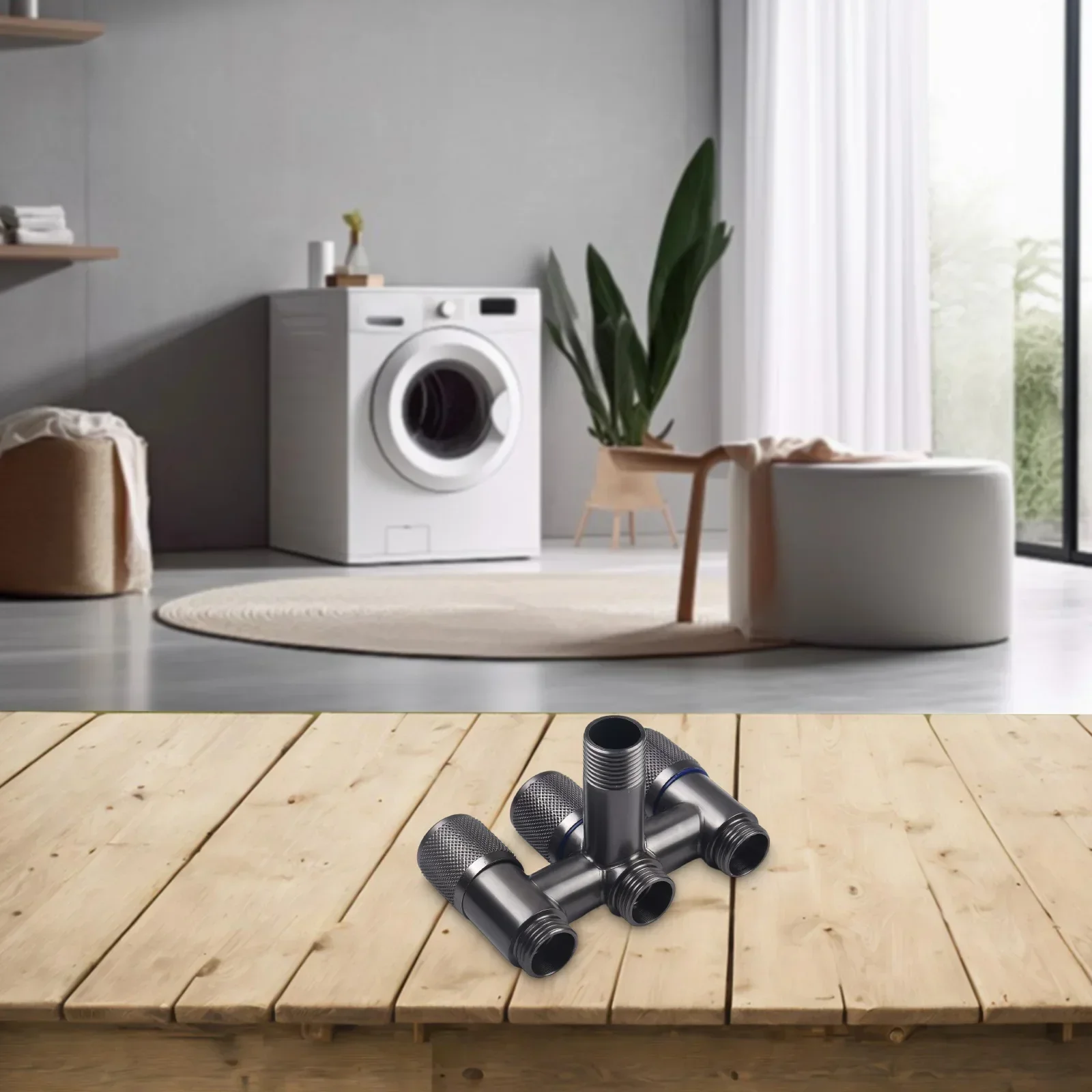 

Полностью медный водоотводной клапан для распылителей для туалета и биде, отдельный поворотный переключатель, подходит для кухни и балконов