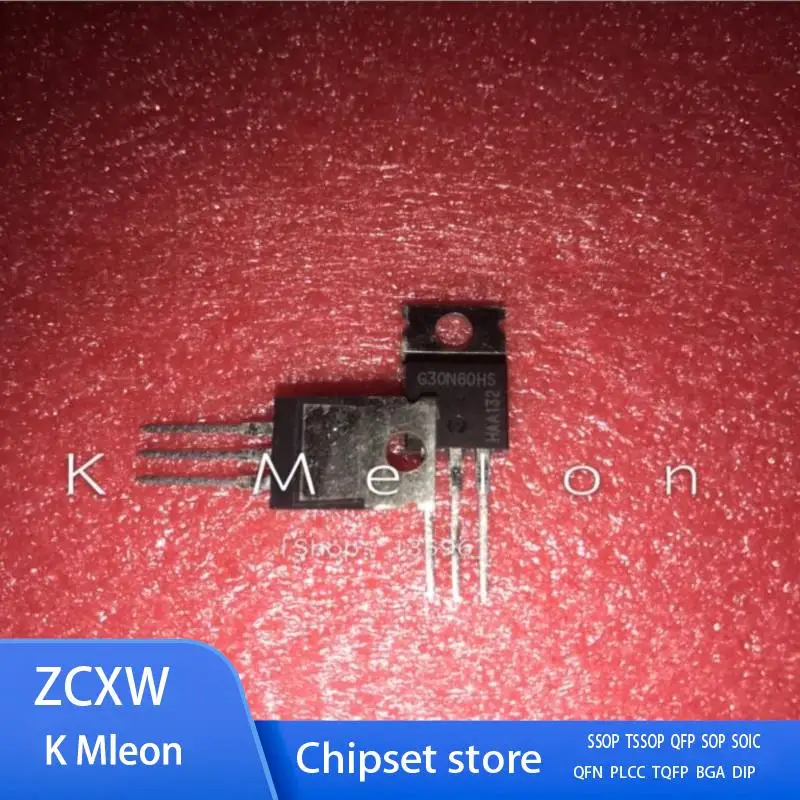 10PCS/LOT  SGP30N60HS G30N60HS G30N60 TO-220 30A 600V  