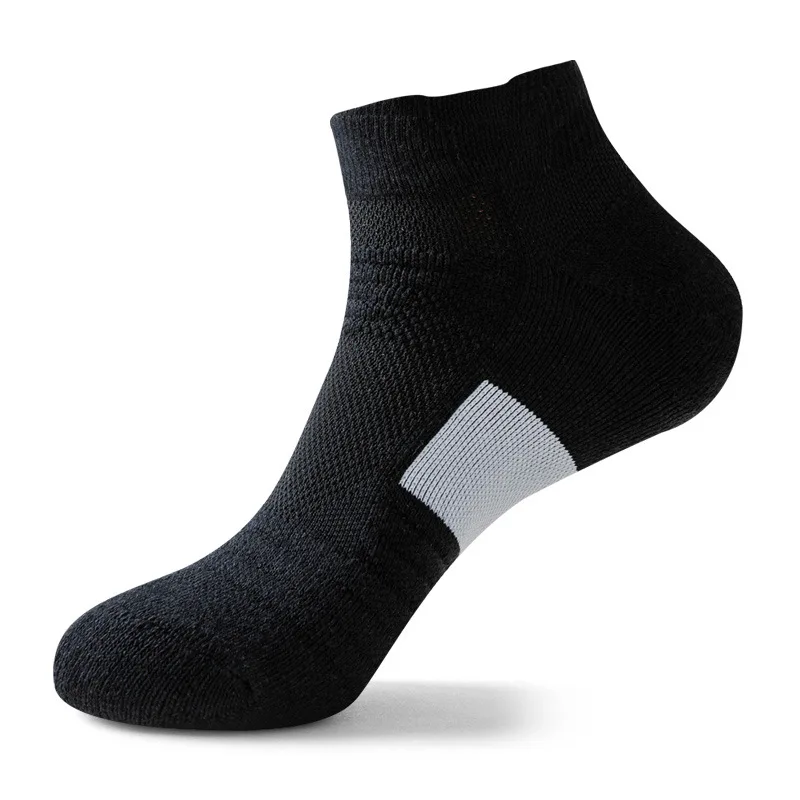 Calcetines deportivos para hombre, medias gruesas con absorción de golpes, transpirables, para correr, baloncesto