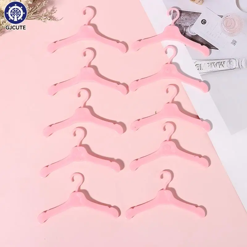 10pcs 5.5cm Doll Hanger Toy Princess Doll Accessories Hanger Wardrobe Storage Accessories Toy