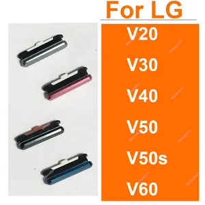 Bilashmart Power Volume Side Buttons LG V20 F800 V30 V35 H930 V40 V50 V500 V50S V60 V600 On Off Power Volume Small Side Keys Parts