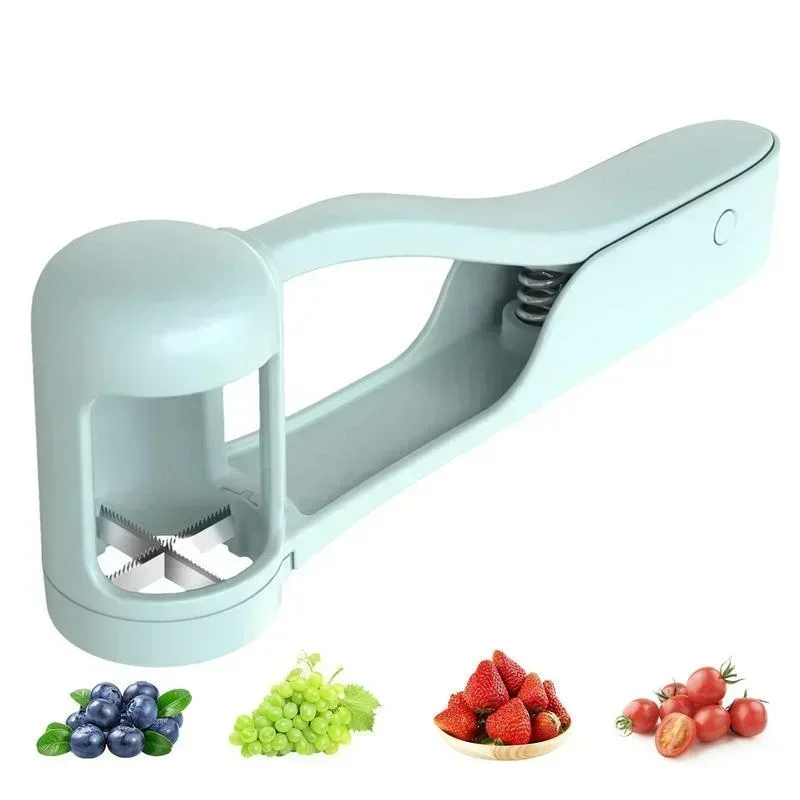Tomato Slicer Cutter Grape Tools Cherry Fruit Salad Splitter Artifact For Toddlers Kitchen Accessories For Baby Fruit Cut Gadget