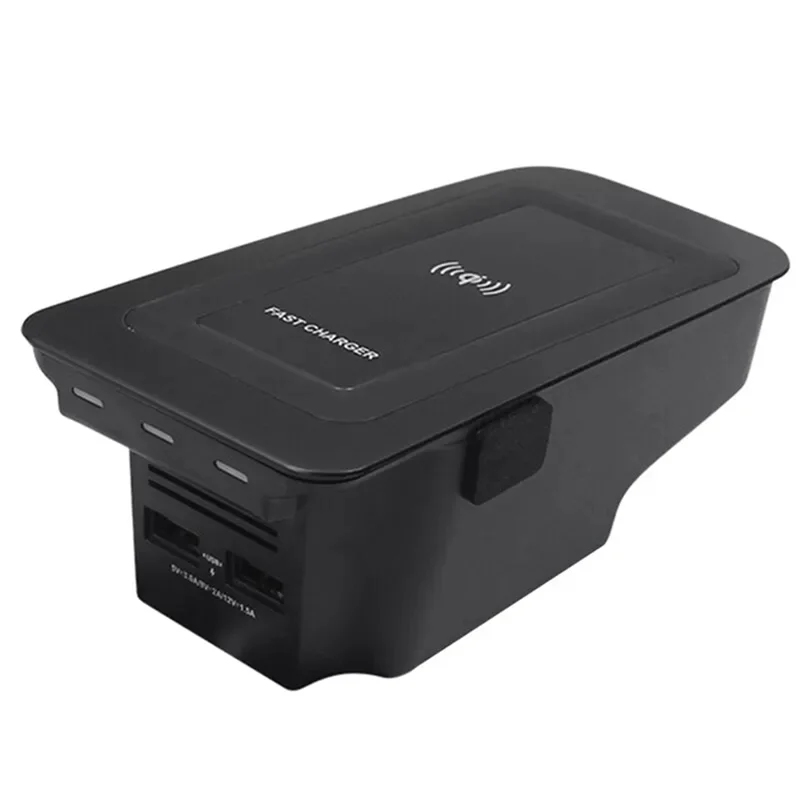 

SR-Car Wireless Charger Induction Plate For Volvo XC90 S90 V90CC S60 XC60 2015-2022 15W Qi Fast Charging Phone Holder