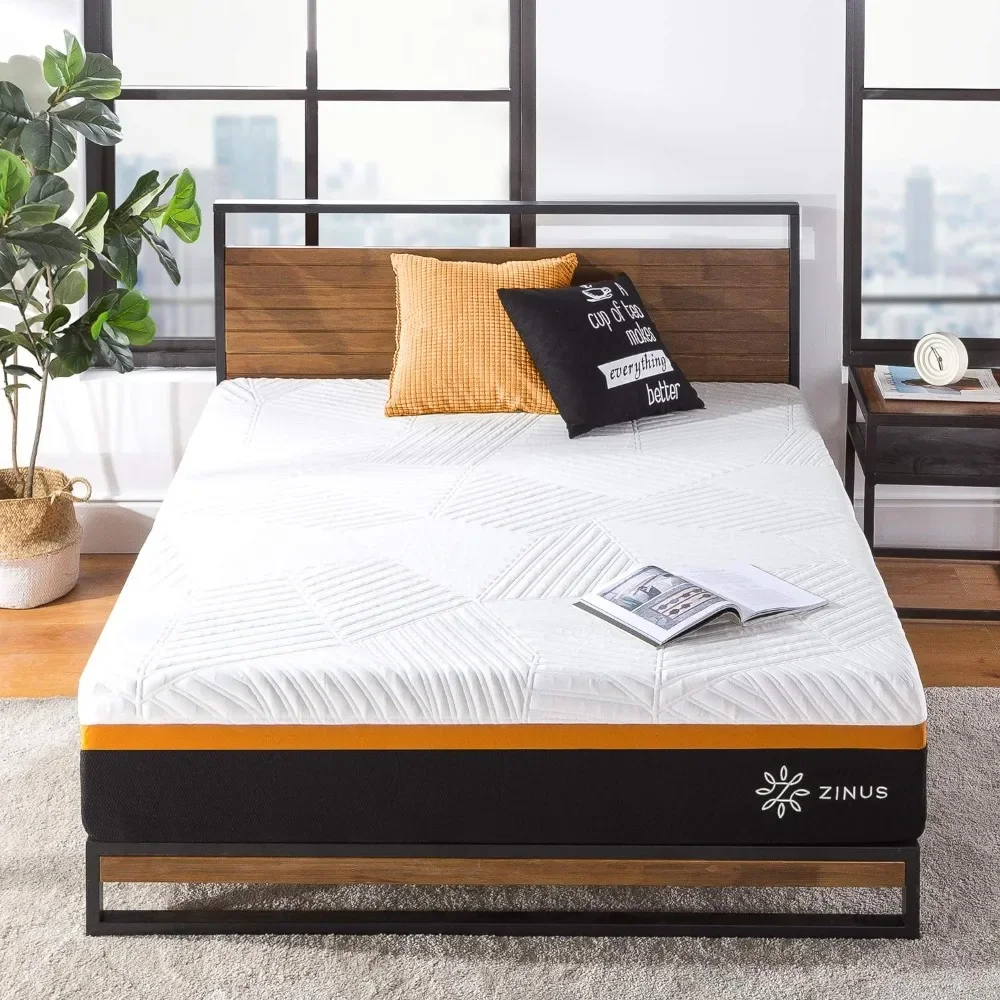 12 Inch Cooling Copper ADAPTIVE Pocket Spring Hybrid Mattress, Full, Moisture Wicking Cover, Cooling Foam, Pocket Innersprings