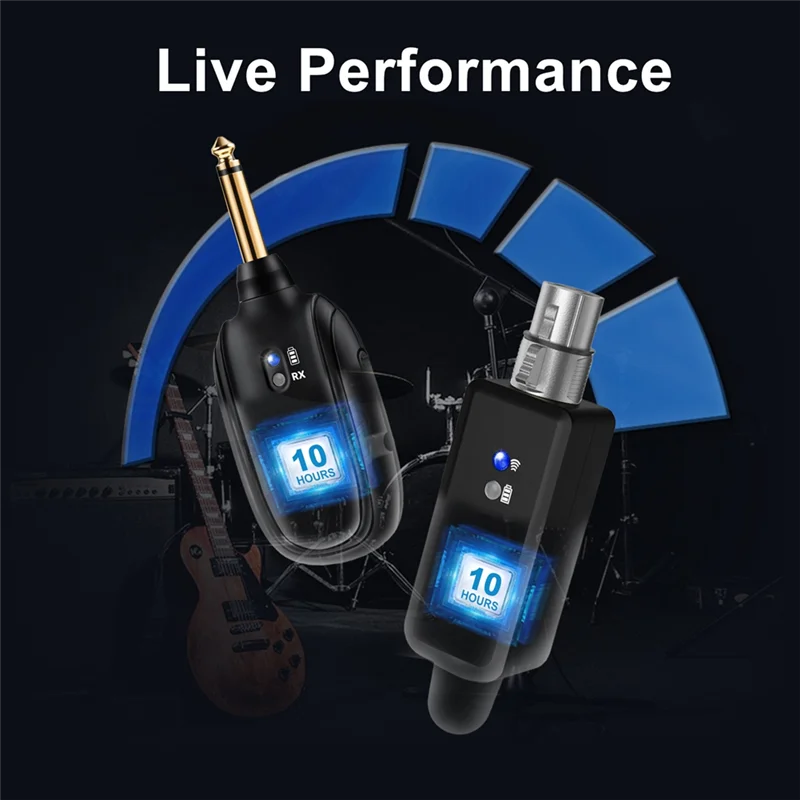 Фото LBER A811 Адаптер беспроводного микрофона-конвертера Передатчик и приемник Проводной в беспроводной динамический микрофон