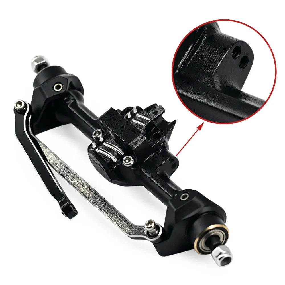 Aluminum Front‑Axle Widen Assembly +8mm Total Widened For Axial SCX30 1/30 Scale RC Crawler Custom Size Upgrade Accessories