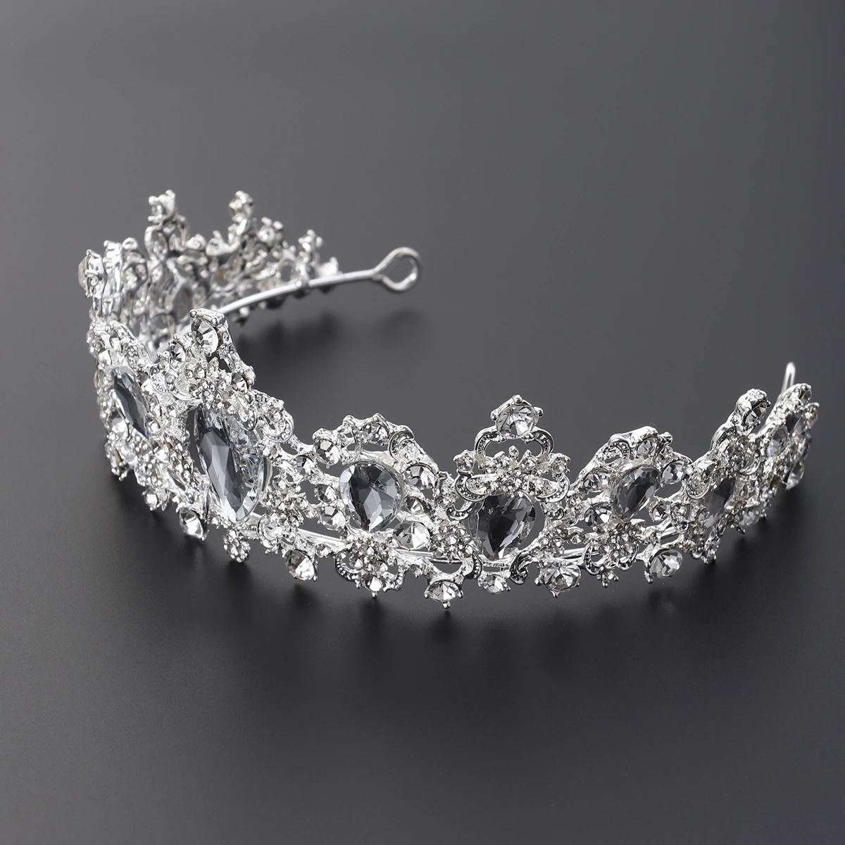 

Crystal Crown Gorgeous Headpiece Bridal Wedding Royal Halloween Headpieces Crowns Bride Tiara