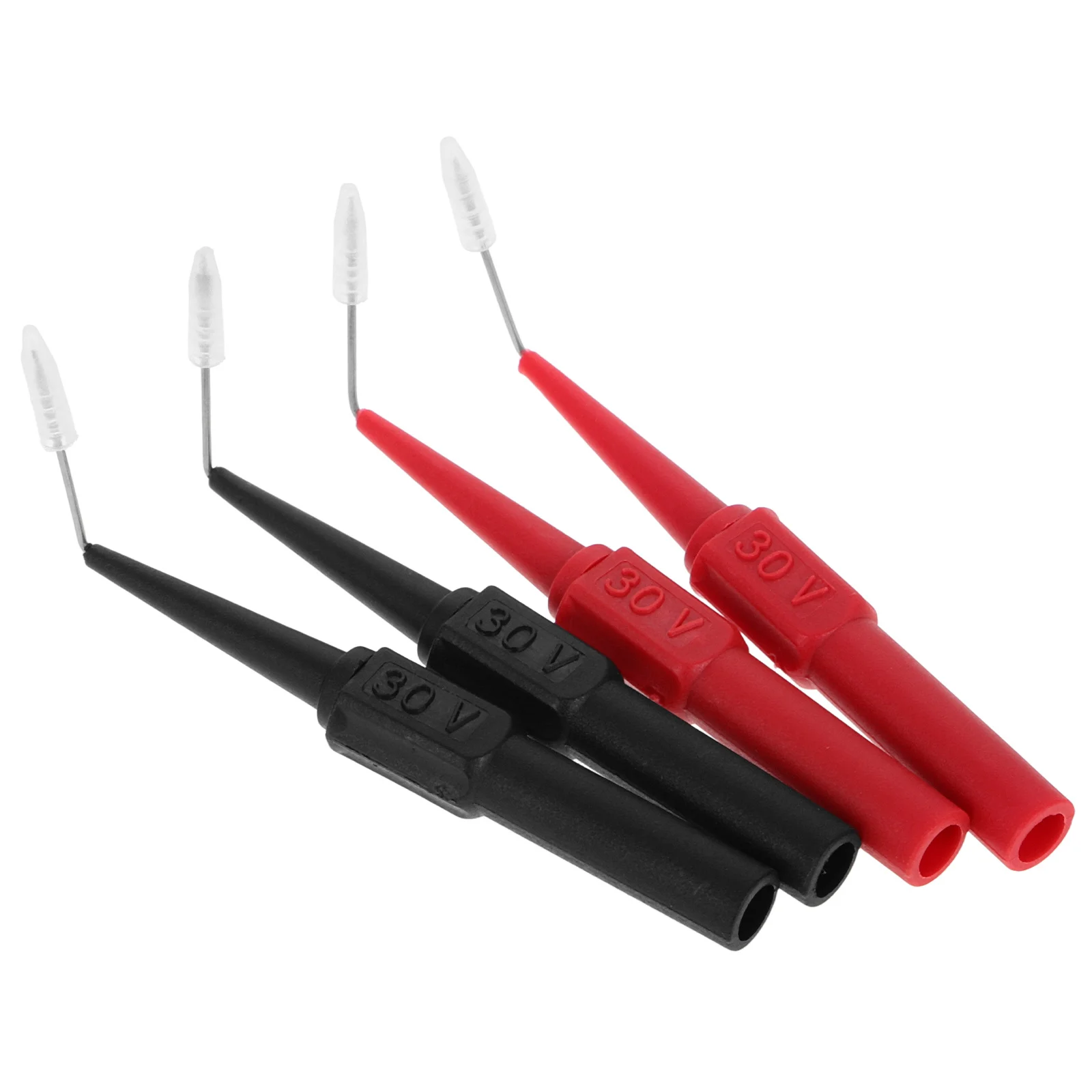 

4pcs Test Probes Automotive Circuit Tester Multimeter Replacement Leads Wire Piercing Insulation Electrical Probe Pin Back Probe