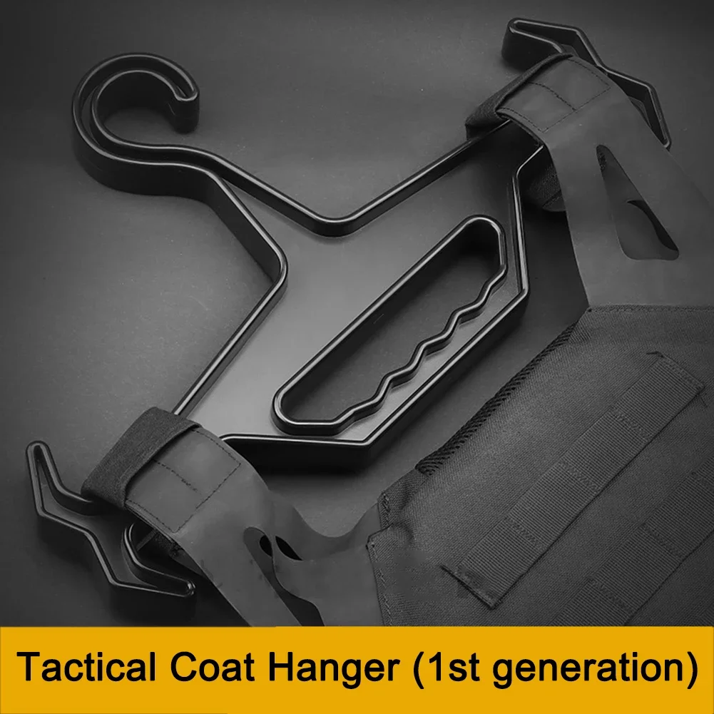 Militar Tactical Vest Hanger, reutilizável, Anti-Dropping, Multifunction, Heavy Duty Hanger, boa dureza, longa vida útil, terno de mergulho