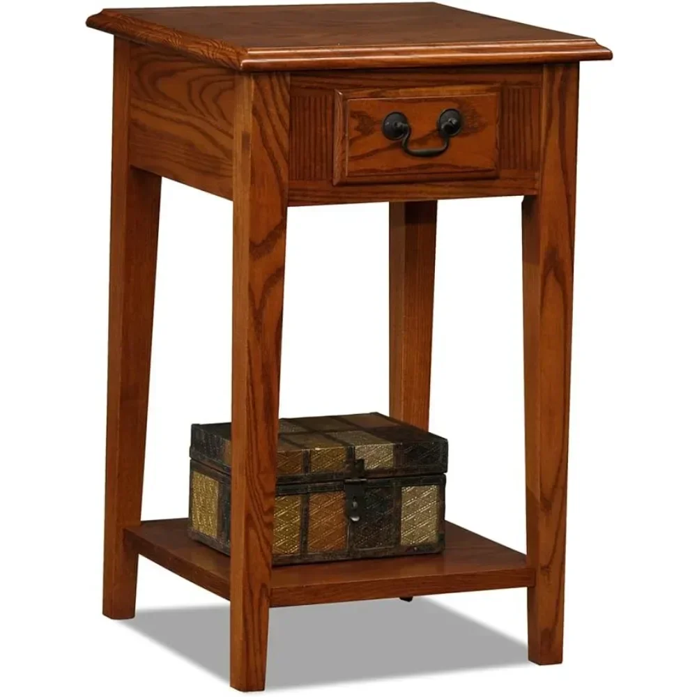 Side Table Coffee Tables Basses Medium Oak Auxiliary Tables for Living Rooms BrownBronze 15 in X 15 in X 24 in Bluetooth Speaker