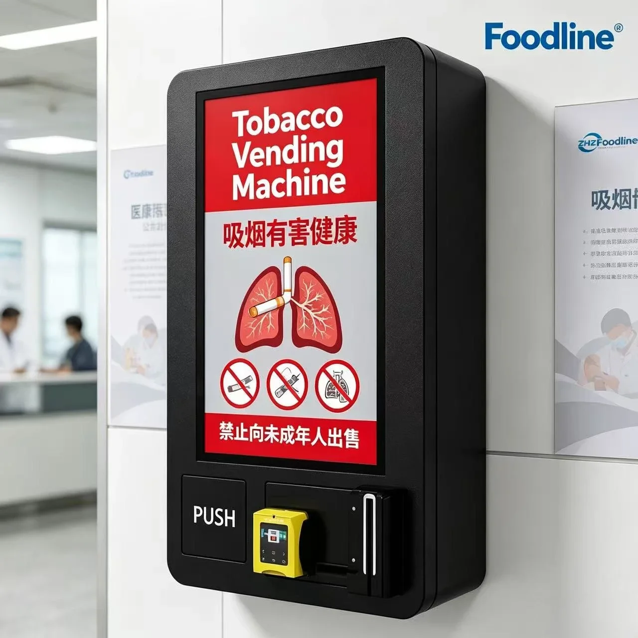 Factory Direct Mini Vending Machine Wall Mounted Condom Snack Tobacco Cigarette Dispenser for Hotel Shop Bar