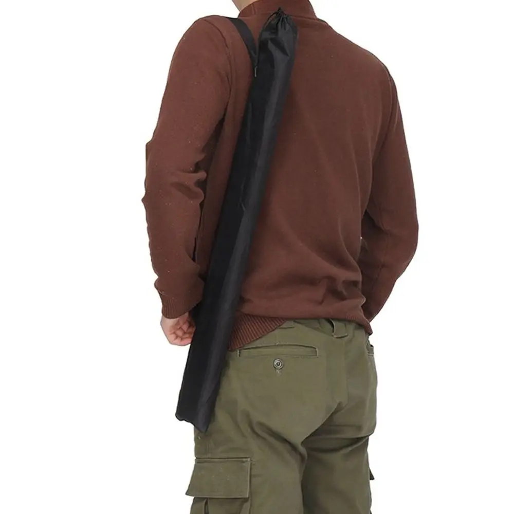 With Shoulder Strap Umbrella Storage Bag Foldable Black Sticks Holder Anti-Dust Protective Covers Hiking Travel Walking image 4