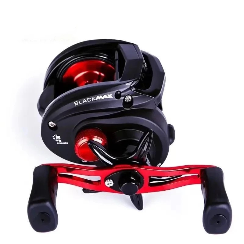 Imagem -05 - Baitcasting Fishing Reel Sistema de Regulação Magnética Água Salgada Água Doce Max Drag 8kg 5bb 6.4:1 Max3 Preto