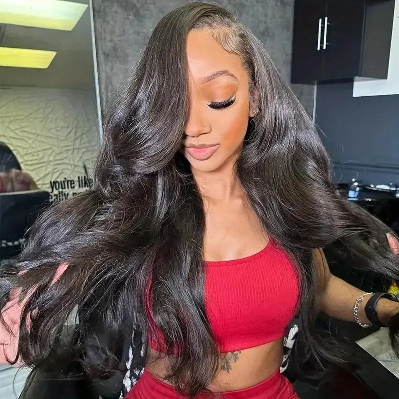 Rosabeauty 13X6 HD Transparent Body Wave 150% Density Lace Frontal Wig 13X4 HD Front Human Hair 5X5 Glueless Wigs