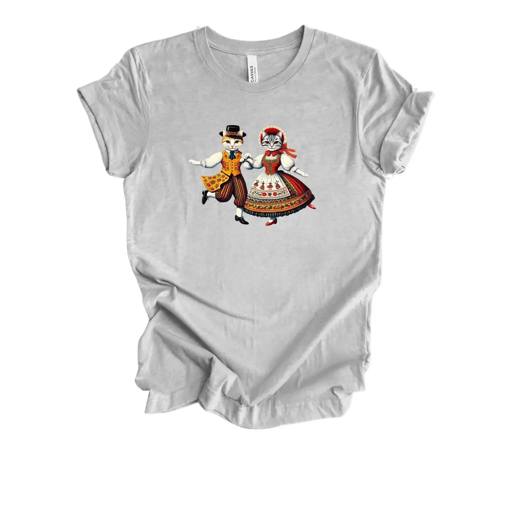 Polish Cats Polka Dancer Dancing Kitties Jersey T Shirt for Pride