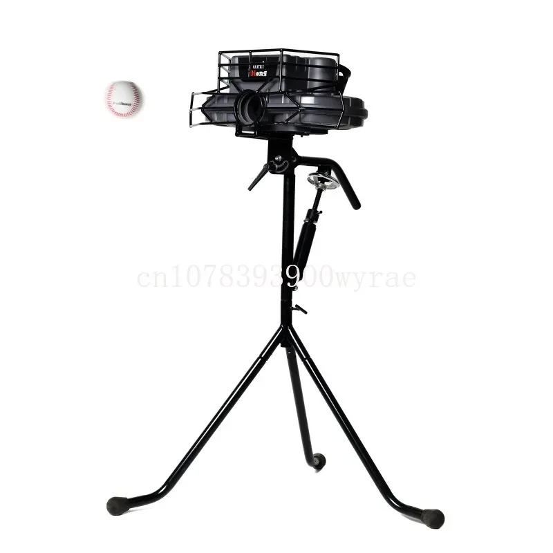 

Upgraded Version 777BH Dual-Wheel Baseball Pitching Machine , 30 to 95 MPH with Regulation Baseballs