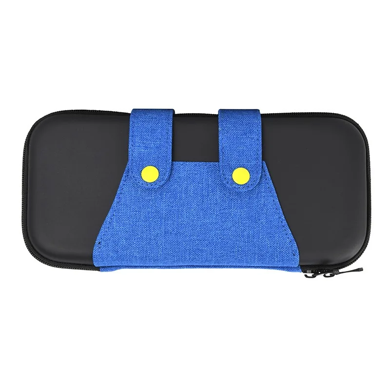 Portable Storage Bag For Switch/Switch Oled PU Leather Denim strap Storage Bag For Switch Console accessories