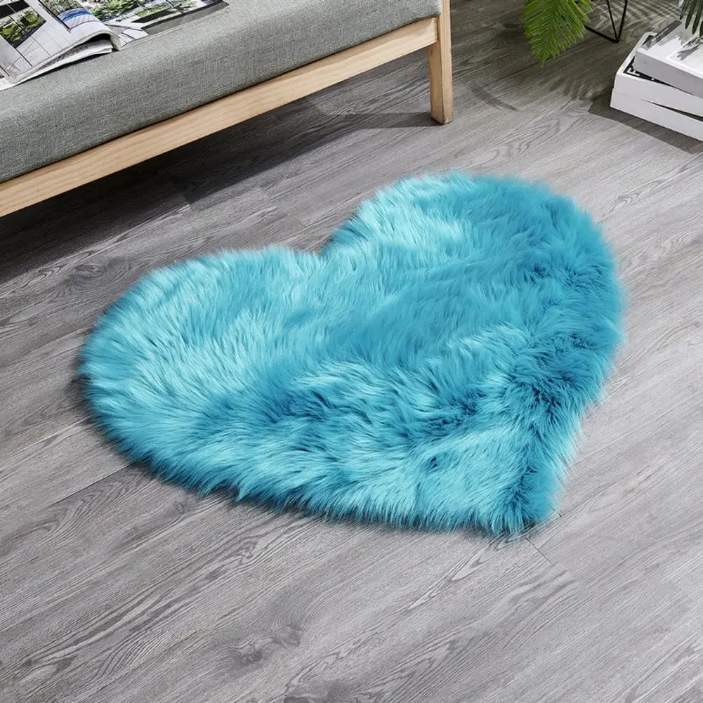 Puzzle Floor Mat Cozy Shaggy Rugs Acrylic Cushion  Practical Easy Care Floor Rugs Faux Sheepskin Rug