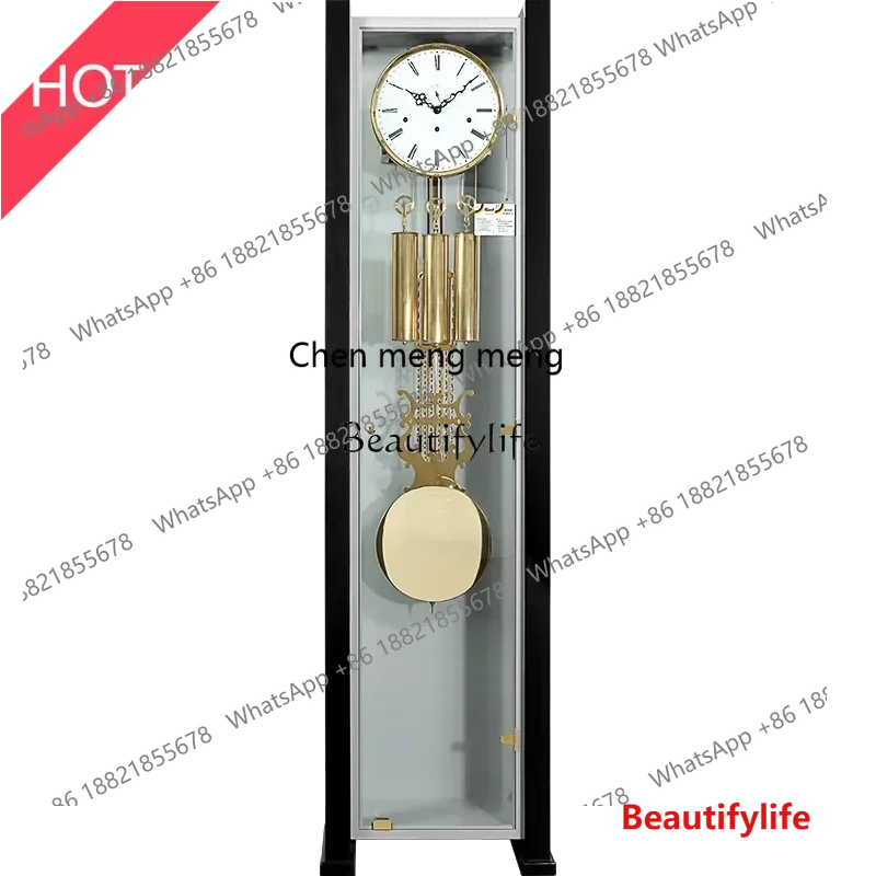 style NEW European floor clock living room modern light luxury German movement creative mechanical simple floor clock ss 8617