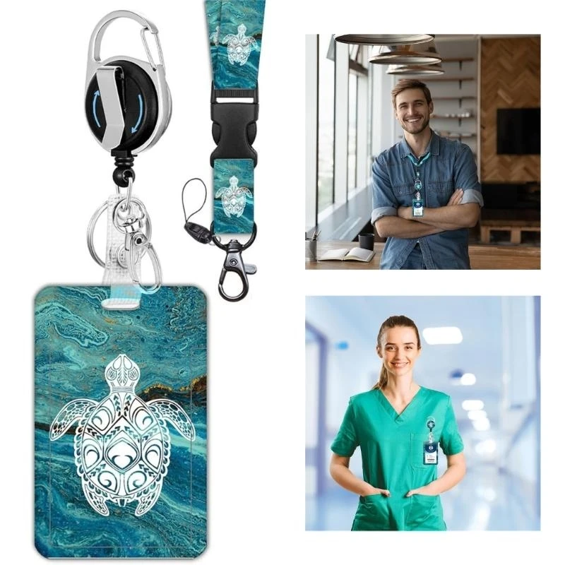 Y2GD Lanyard Badge Kartenhalter mit Keyring schön