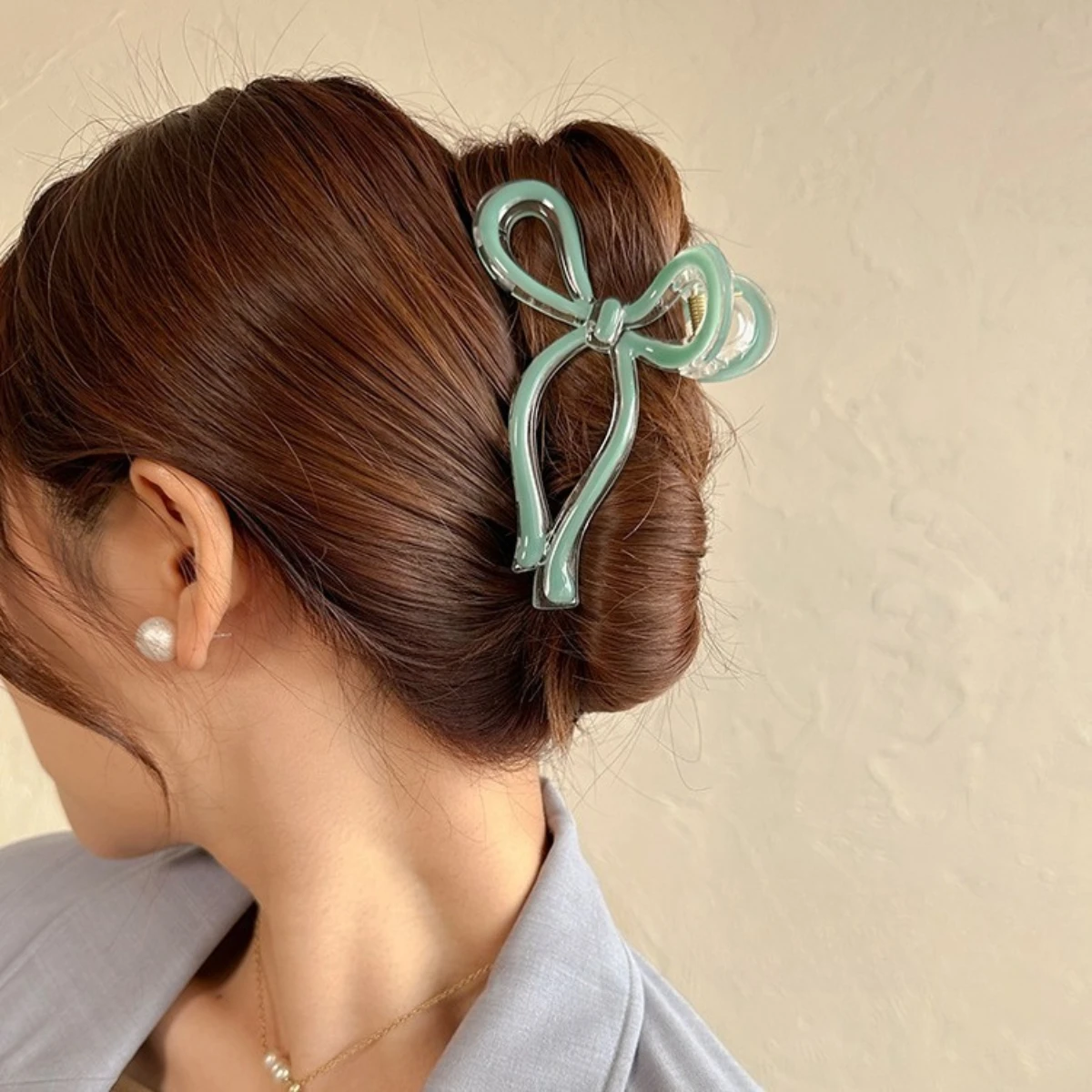 

Набор милых акриловых заколок-бантиков для волос, полупрозрачные заколки-бантики для девочек на каждый день и для причесок с косичками