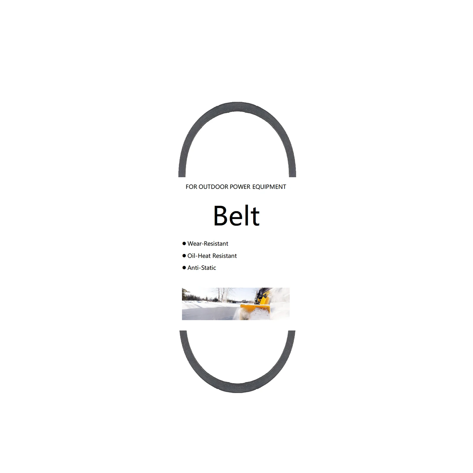 581264 Snow Thrower Auger Drive Belt fits Murray Craftsman 754-0101A 754-0101 954-0101A  Snow Blower