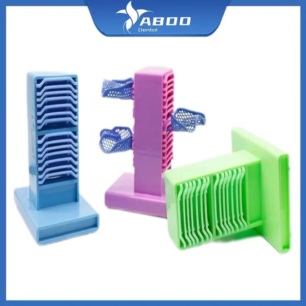 

1Pc colorful plastic dental tray bracket dental impression tray bracket three-layer bracket box dental laboratory materials