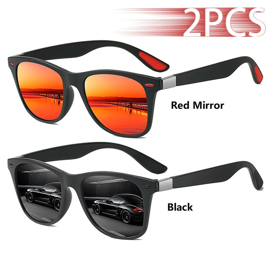 Modische Vintage-Brillen mit Nieten-Dekoration, Quadratische Sonnenbrille für Männer und Frauen, Angeln und Autofahren, Luxus-Marken-Designer-Sonnenbrillen – Detail 13