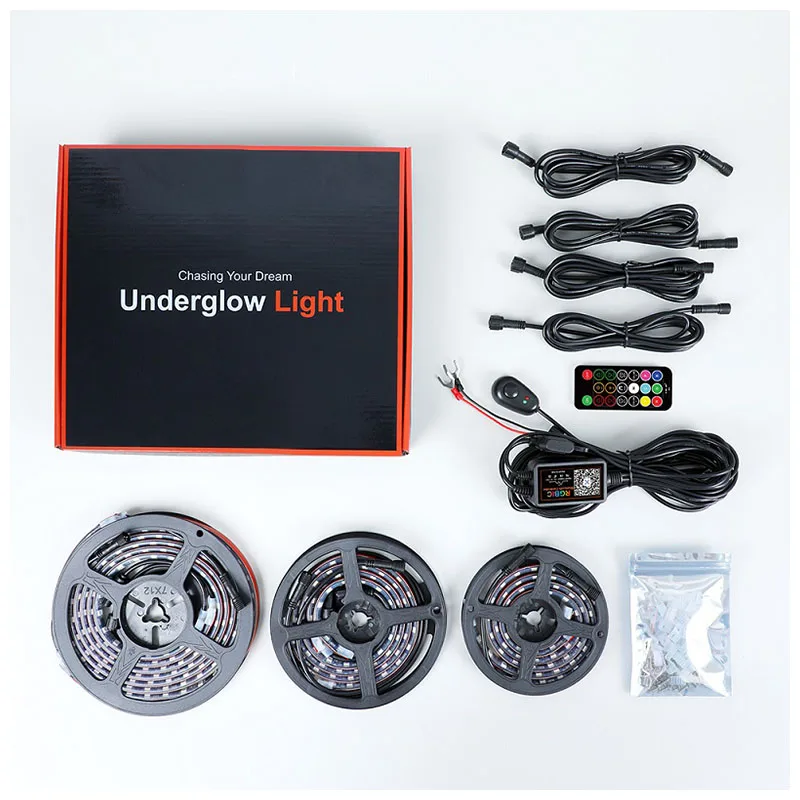 

Dream Color RGBIC Underglow Kit Led Underglow Lights App Remote Control Under Car Led Lights Exterior For SUV Truck