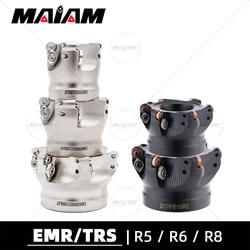 EMR EMRW TRS Round Nose Face Fresa Cabeça, 5R 6R 8R, ferramentas de fresagem para porta-ferramentas FMB, RPMT RPMT10T3 RPMT1204, inserir Emr W