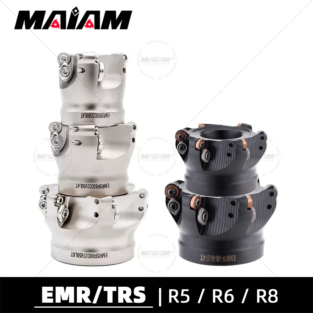 EMR EMRW TRS Głowica frezarska z okrągłym noskiem 5R 6R 8R Narzędzia frezarskie do uchwytu narzędzi FMB RPMT RPMT10T3 RPMT1204 Wkładka emr w