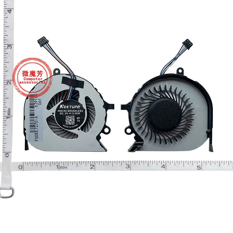 New Original CPU Cooling Fan for Dell Latitude E7270 Cooler EG50040S1-C600-S9A KSB0605HC Laptop Radiator