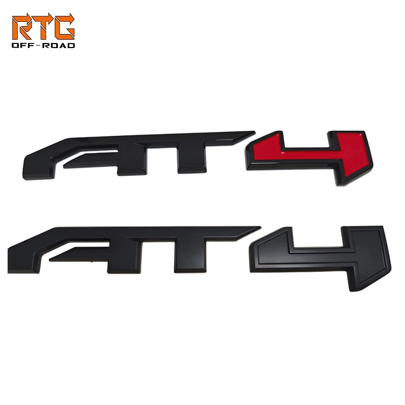 Car Accessories External Car Stickers Logo Black Silver Red Logo for GMC yukon AT4