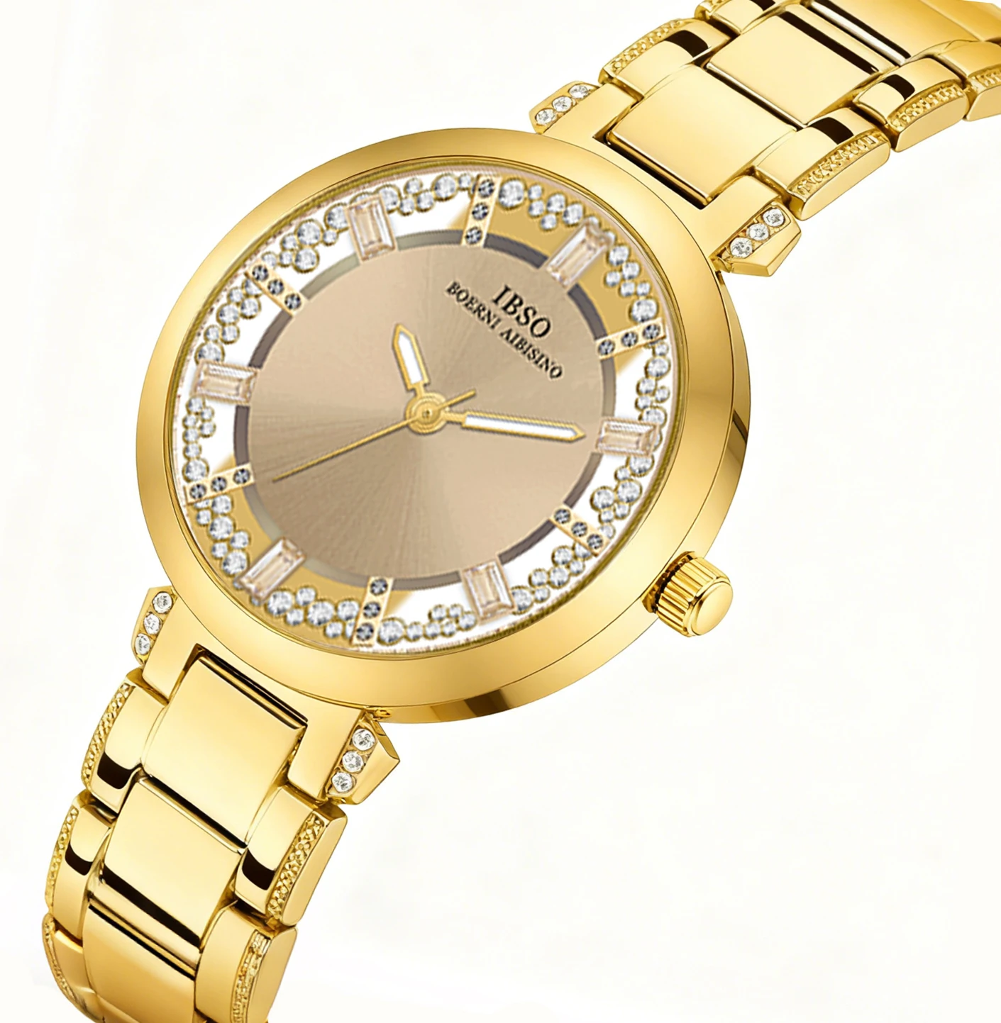 

Luxury Brand Women Watches Golden Steel Small Dial Waterproof Fashion Hand Clock Female New Elegant Ladies Wristwatches Green