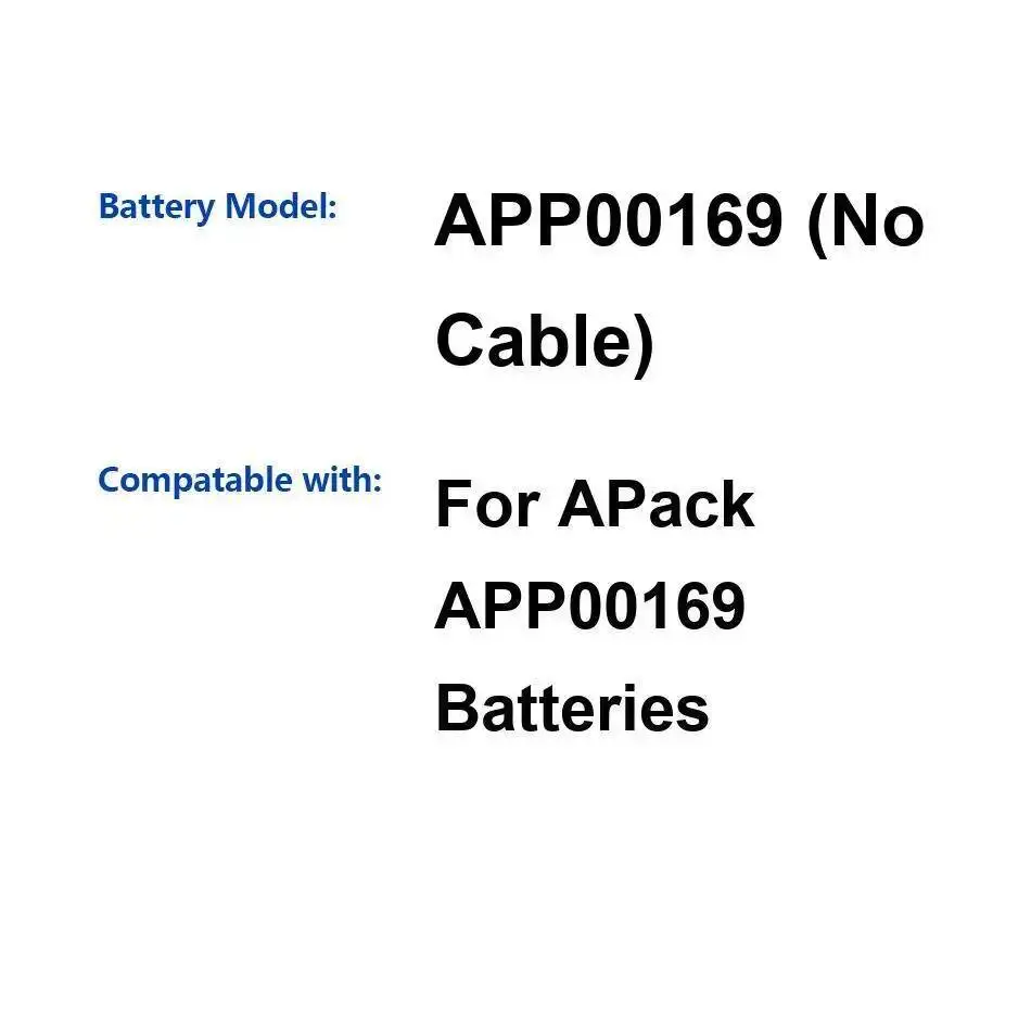 

Эффективный аккумулятор емкостью 300 мАч для APack APP00169 — APP00169 (без кабеля)