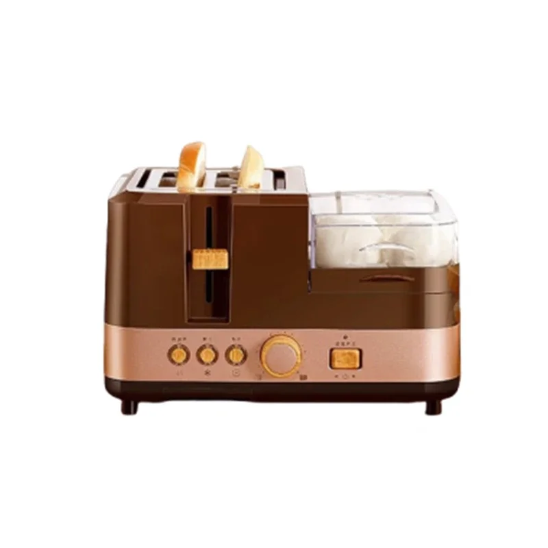 

2025Тостер для приготовления завтрака, многофункциональный домашний тостер 4-в-1, коммерческая сэндвичница