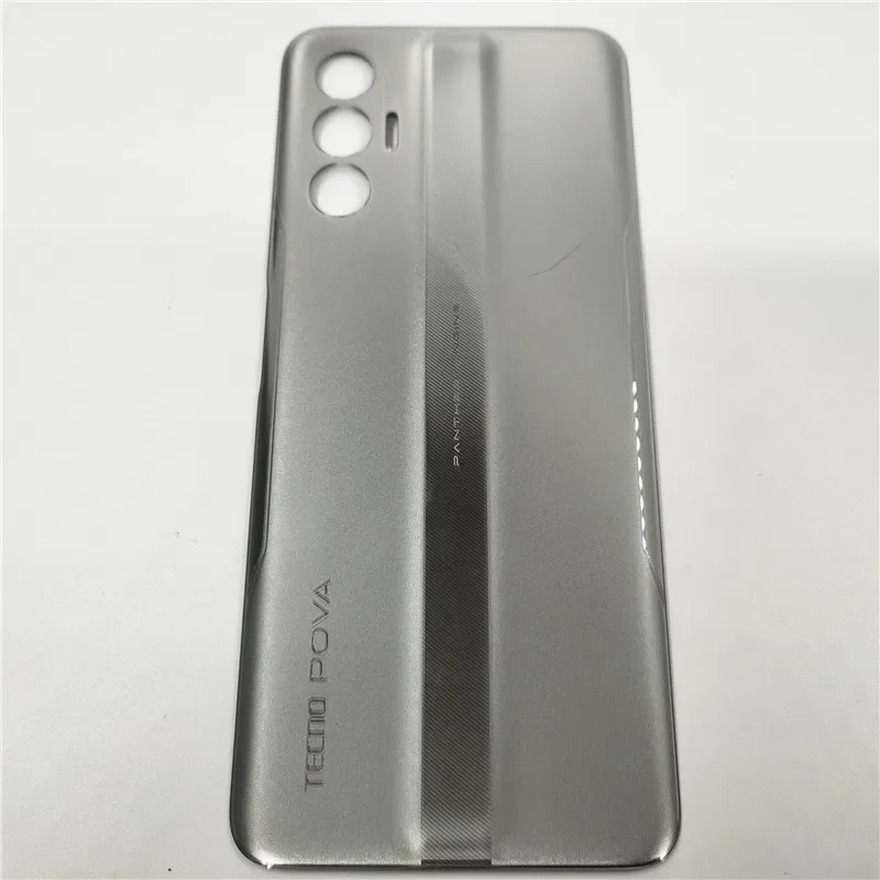 For Tecno Pova 3 LF7 LF7n Battery Cover Back Rear Door Housing Case Repair Replace Parts