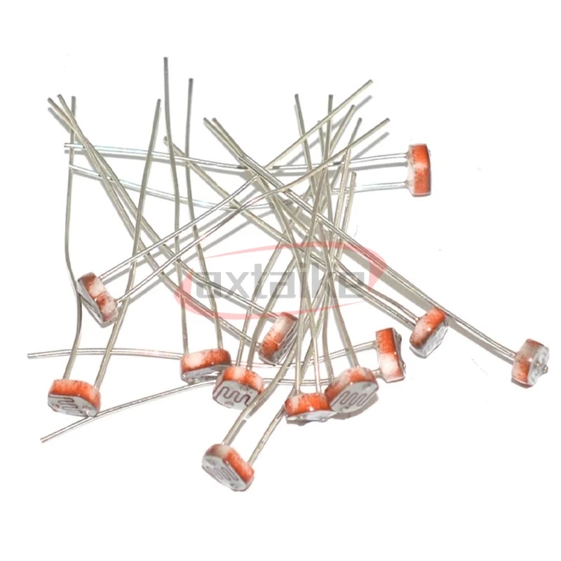 20PCS GL5539 GL5516 GL5549 GL5537 GL5506 GL5547 5mm Photoresistor Light-dependent Resistor LDR Light Detection Switch Sensor