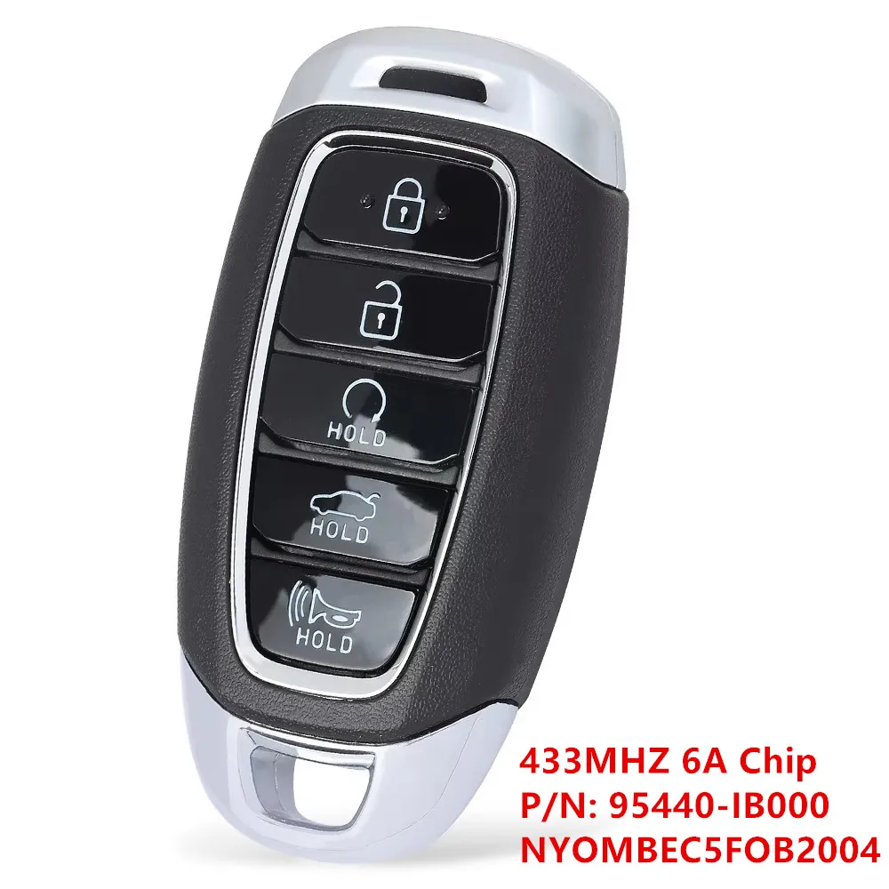 

KEYECU Replacement Smart Proximity Remote Key 5Button FOB 95440-IB000 for Hyundai Elantra CN7 2021-2023 For Avante N 2021-