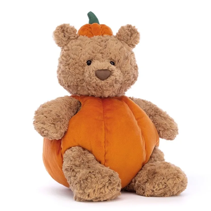 

W 35cm Jellycat Fun Barcelona Bear Handheld Doll Stuffed Plush Toy Doll Cartoon Anime Cute Children's Birthday Gift Doll